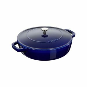 Staub - Saute Pan Chistera Lid Round 28 Cm Dark Blue